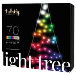 Twinkly Tree lystræ, 2 meter, farvet og hvidt lys