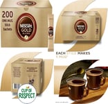NESCAFÉ Gold Blend Instant Coffee Sachets - 200 x 1.8g Sticks