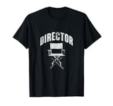 Director Chair Filmmaker Movie Maker Film Producer Grunge T-Shirt