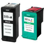 Compatible 350XL 351XL For HP OfficeJet J6450 J6480 Ink Cartridges