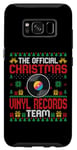 Galaxy S8 Funny Christmas Vinyl Records Team Vinyl Records Player Xmas Case