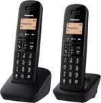 Panasonic Twin KX-TGB612 Cordless Phone with Shock Resistant Landline Home