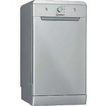 Indesit DF9E 1B10 S UK 9 Place Settings Slimline Dishwasher - Silver