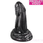 Big 8 Inch Dildo Sex Toy - Large Huge Thick Anal G Spot Black Fantasy Alien Dong