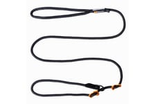 Retriever leash, unisex, black, 1.6m/8mm, single -