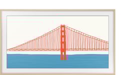 Samsung The Frame 85" ram (2021-2024, beige)