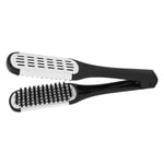 Professional V Shaped Clamp Styling Comb Hair Straightening Comb Hairdressin RHS
