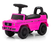 Milly Mally Mercedes G350D S Toboggan Voiture pour Enfants à partir de 1 an avec klaxon et Bruit du Moteur Rose