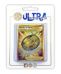 Médaille du Héros 201/185 Dresseur Secrète Gold - Ultraboost X Epée et Bouclier 4 Voltage Éclatant - Coffret de 10 Cartes Pokémon Françaises