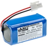 Vhbw - Batterie compatible avec Zaco A6, A4, A9s, A6, A8, A9, A8s, A4s robot électroménager (2600mAh, 14,8V, Li-ion)