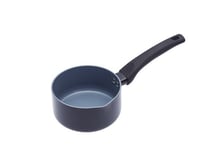 KITCHENCRAFT MasterClass Ceramic Non-Stick Induction-Ready Milk Pan, 14cm