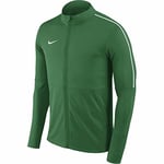 Nike Men Dry Park 18 K Track Jacket - Pine Green/White/(White), S