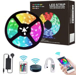 Led Lights Colour Changing Strips [Full Smart Kit]. RGB Strip Light Tape for Home Decor with WiFi Controller and Power Supply. Mood Lighting for Kitchen Bedroom Living Room. Alexa/Google Compatible.