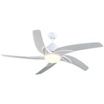 Fantasia Viper 44 inch LED Ceiling Fan White/Light/Remote