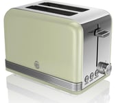 Swan ST19010GN 2-Slice Toaster - Green, Green