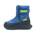 PUMA Mixte bébé Nieve Boot WTR AC Inf Basket, Future Blue-NRGY Yellow, 22 EU