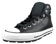 CONVERSE Homme Chuck Taylor All Star Faux Leather Berkshire Boot Sneaker, Noir et Blanc, 46.5 EU