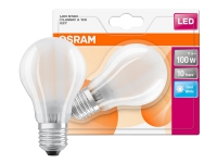 OSRAM LED STAR - LED-glödlampa med filament - form: A60 - E27 - 10 W (motsvarande 100 W) - klass D - svalt vitt ljus - 4000 K