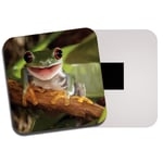 Smiling Green Frog Fridge Magnet - Amphibian Tree Jungle Funny Cute Gift #14182