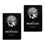 Set of 2 The Unconscious Passport Notebooks