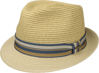 Stetson Licano Toyo Trilby Straw Hat Light Beige, 57/M