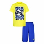 Sportstøj til Børn Nike Gul Blå 2 Dele 6 år