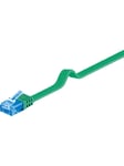 Pro LAN CAT 6A U/UTP flat - Grön - 2 meter