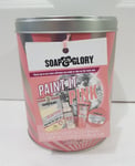 SOAP & GLORY - PAINT IT PINK GIFT SET IN TIN - BODY WASH / BUTTER / SHEET MASK