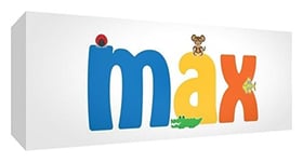 Little Helper MAX3084-15DE Impression sur toile personnalisée avec nom de garçon Grand format 30 x 84 x 4 cm
