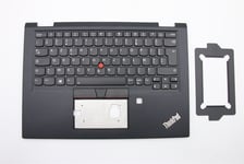 Lenovo Yoga X390 Palmrest Cover Keyboard French Black 02HL660