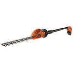 Black + Decker GTC1843L20 cordless hedge trimmer - cordless hedge trimmers (Battery, Double, Lithium-Ion (Li-Ion), Black, Orange, Stainless steel)