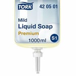 Tork 420501 Liquid Soap S1 / Premium Mild 1000 Milliliters, Light Yellow