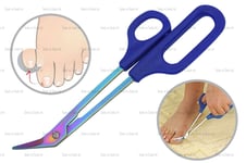 MULTI/ RAINBOW TOE NAIL Clippers Scissors LONG REACH Manicure Pedicure Chiropody