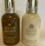 Molton Brown Black Peppercorn Body Wash & Body Lotion UNISEX 50 ml NEW 