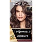 L'Oréal Paris Préférence Infinia Hair Dye (Various Shades) - 6.21 Opera Iridescent Light Brown