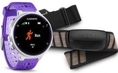 Garmin Watch Forerunner 230 Premium Soft Strap HRM Purple White