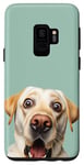 Galaxy S9 Funny Labrador Retriever Taking a Selfie Dog Mom Puppy Dad Case