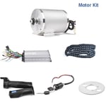JJ Boom 48V 1500W 1600W 60V2000W DC Brushless Motor E-bike Kit, Electric Motor For Electric Vehicle, With Scooter Controller Chain and Throttle (60V200W)