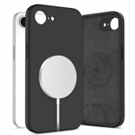 Tech-Protect iPhone 16e Mobilskal Magsafe Liquid Silikon - Svart