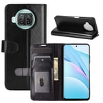 Hülle® Flip Wallet Case Compatible for Xiaomi Mi 10T Lite 5G (Black)