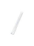 CombBind indbindingsryg Combs 25mm A4 21R Hvid - Plastic binding comb
