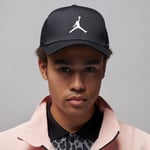 Jordan Rise Golf Cap: L/XL Black-Smoke Grey-White