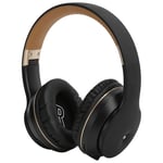 PUSOKEI Wireless Headphone- Over‑Ear Computer Headphones Stereo, Foldable Headset Equipped with Audio Cable, Noise Cancelling On‑Ear Headphones