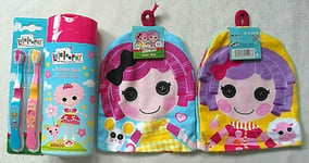 Lalaloopsy 3 Piece Set - Bubble Bath, Wash Mitt, Twin Pack Toothbrushes
