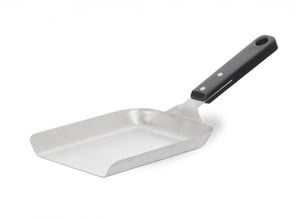 Lot De 2 Spatules Plancha Inox - Poignée Antidérapante, Grattoir Intégré, Pour Barbecue Et Cuisson Extérieure