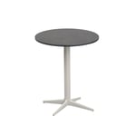 Cane-Line - Cafebordsunderrede - Drop - Sand/bordsskiva dia. 45 cm - Drop, Go - Dark Grey - Småbord & Sidobord utomhus - Beige,Grå