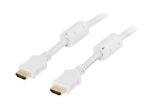 DELTACO HDMI-1020A - HDMI-kabel med Ethernet - 2 m