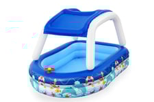 Bestway 54370, Uppblåsbar Pool, 282 L, Oval, 3 År, Pvc, Blå, Vit