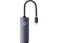 Baseus Lite Series Usb-C Till Rj45-Nätverksadapter (Grå)