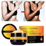 Self Tanning Cream Natural Dark Suntan Intensive Tanning Gel For Sunbed 50g